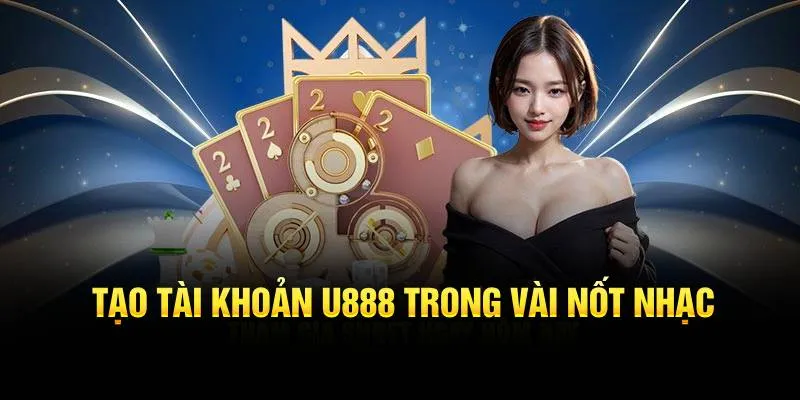 Tạo tài khoản U888 trong vài nốt nhạc