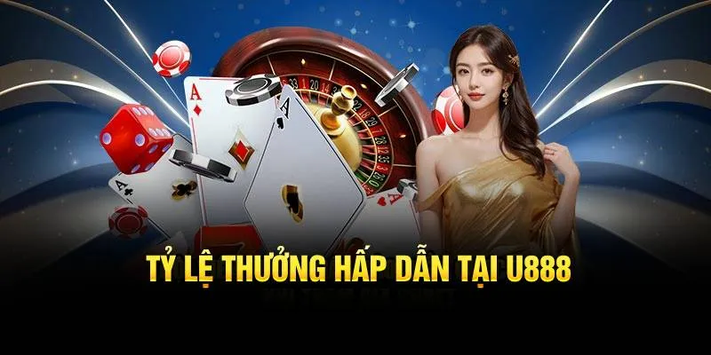 Tỷ lệ thưởng hấp dẫn tại U888